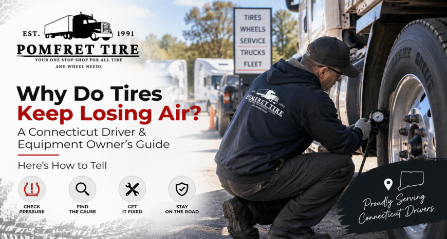 Tire losing air in Connecticut